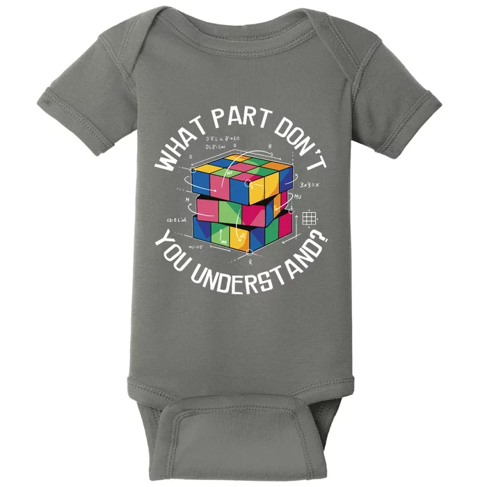 Funny Puzzle Cube Baby Bodysuit