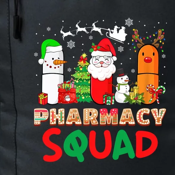 Funny Pills Christmas Lights Pharmacy Crew Reindeer Santa Gift Daily Commute Backpack