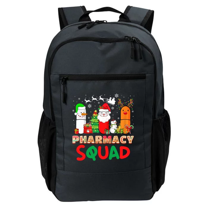 Funny Pills Christmas Lights Pharmacy Crew Reindeer Santa Gift Daily Commute Backpack