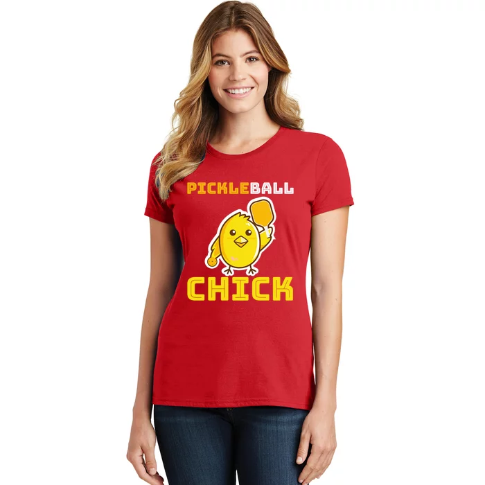 Funny Pickleball Chick Women's T-Shirt