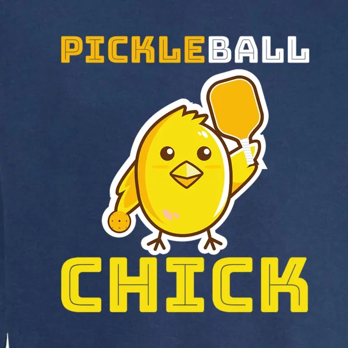 Funny Pickleball Chick Garment-Dyed Sweatshirt