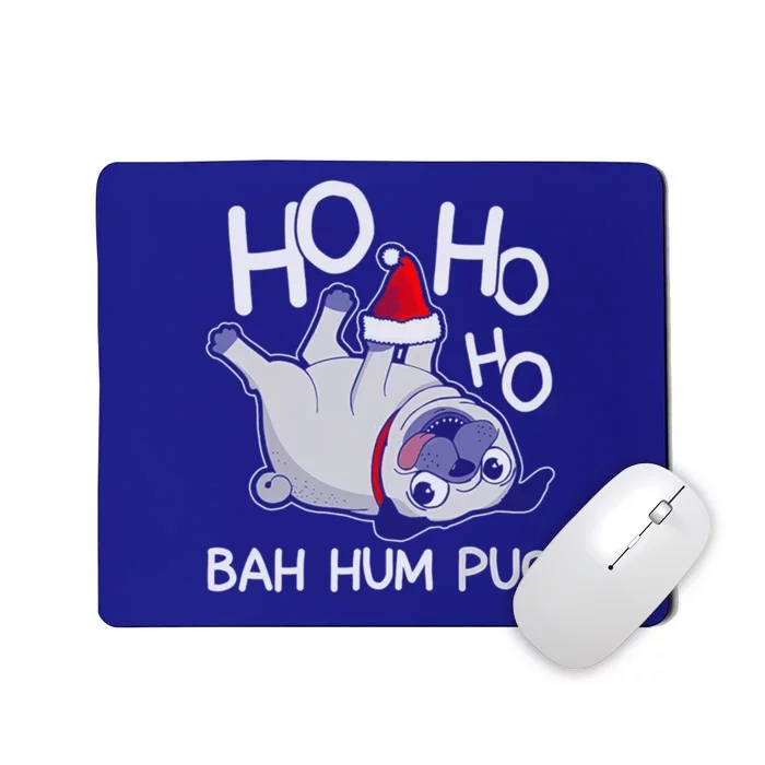 Funny Pug Christmas Pug Gift Mousepad