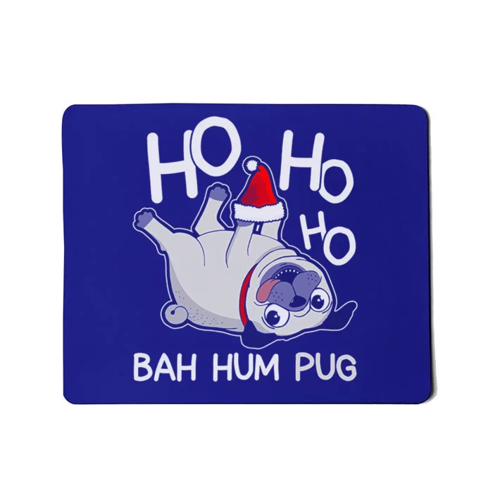 Funny Pug Christmas Pug Gift Mousepad