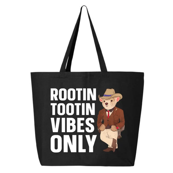 Funny Possum Cowboy Rootin Tootin Vibes Only Premium 25L Jumbo Tote