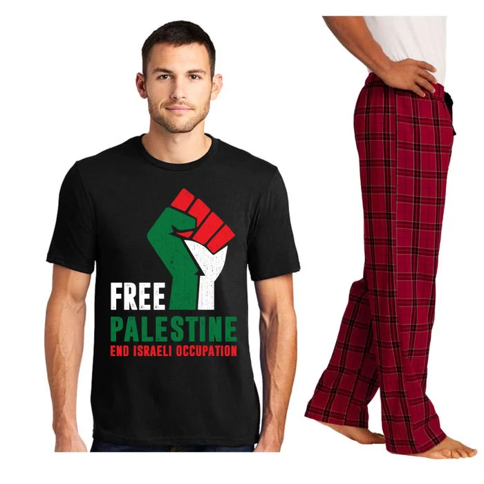 Free Palestine Cool Gift Gaza Freedom End Israeli Occupation Cute Gift Pajama Set