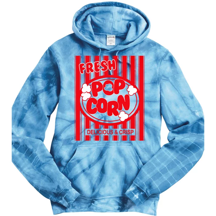 Fresh Popcorn Costume For Halloween Tie Dye Hoodie