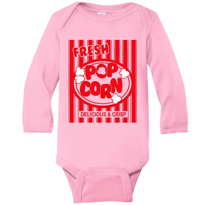 Fresh Popcorn Costume For Halloween Baby Long Sleeve Bodysuit