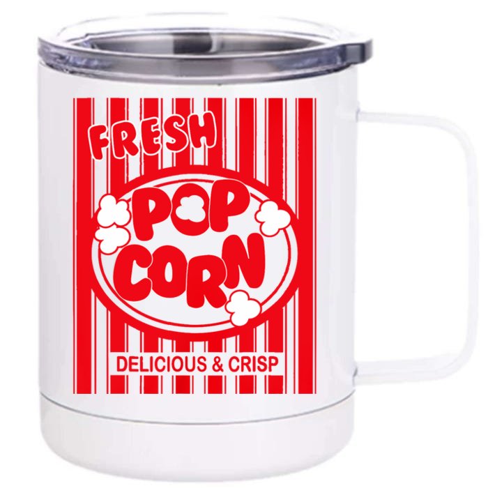 Fresh Popcorn Costume For Halloween Front & Back 12oz Stainless Steel Tumbler Cup