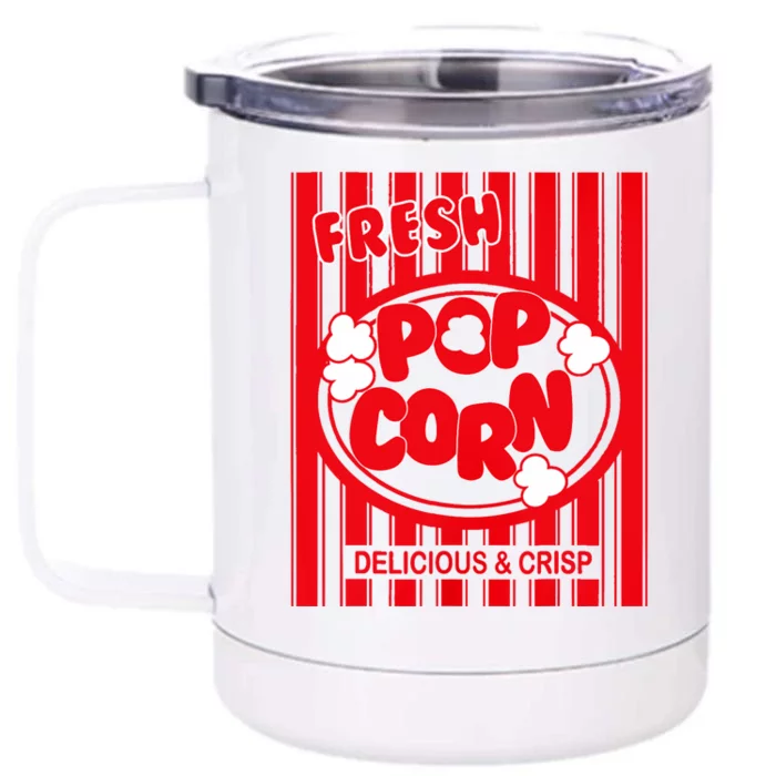 Fresh Popcorn Costume For Halloween Front & Back 12oz Stainless Steel Tumbler Cup