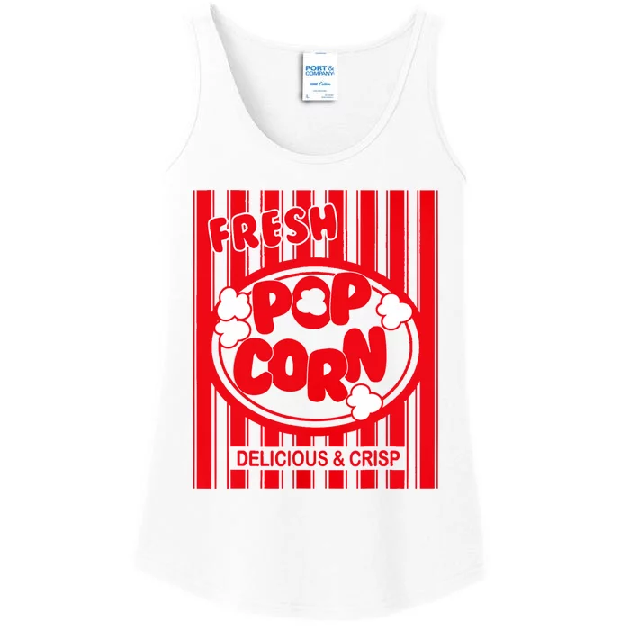 Fresh Popcorn Costume For Halloween Ladies Essential Tank