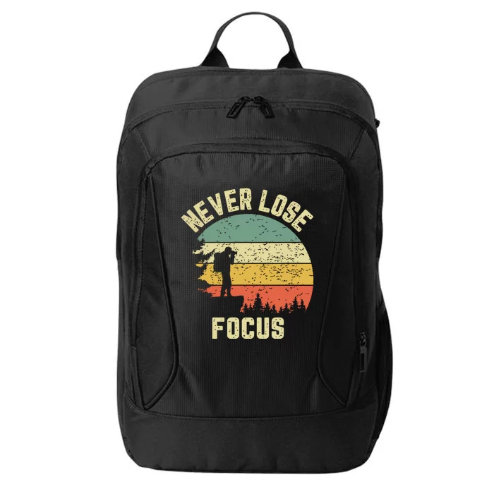 Funny Photographer Camera Never Lose Focus Photography City Backpack