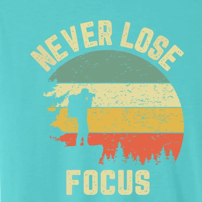 Funny Photographer Camera Never Lose Focus Photography ChromaSoft Performance T-Shirt