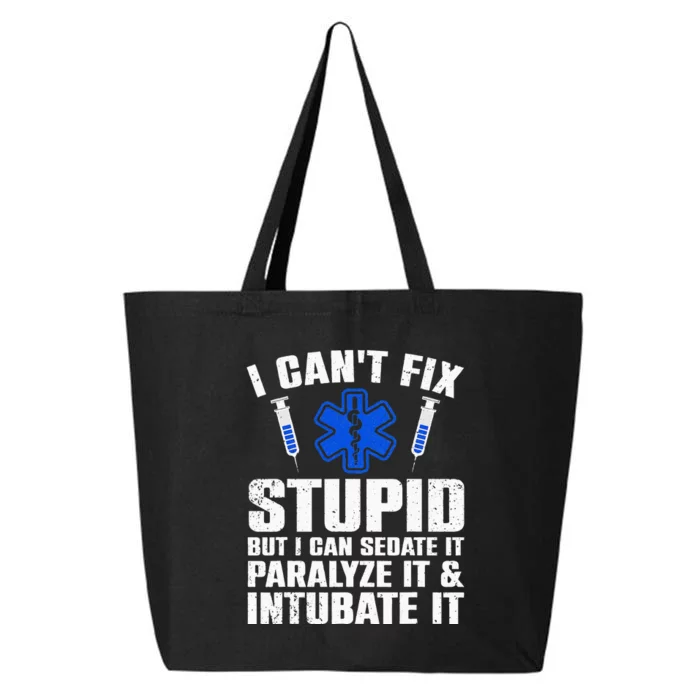 Funny Paramedic Design For Men Women EMT Paramedic EMS Lover 25L Jumbo Tote