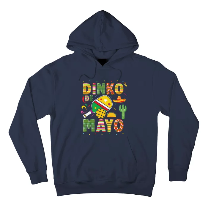 Funny Pickleball Dinko De Mayo Cinco De Mayo Pickleball Pun Hoodie