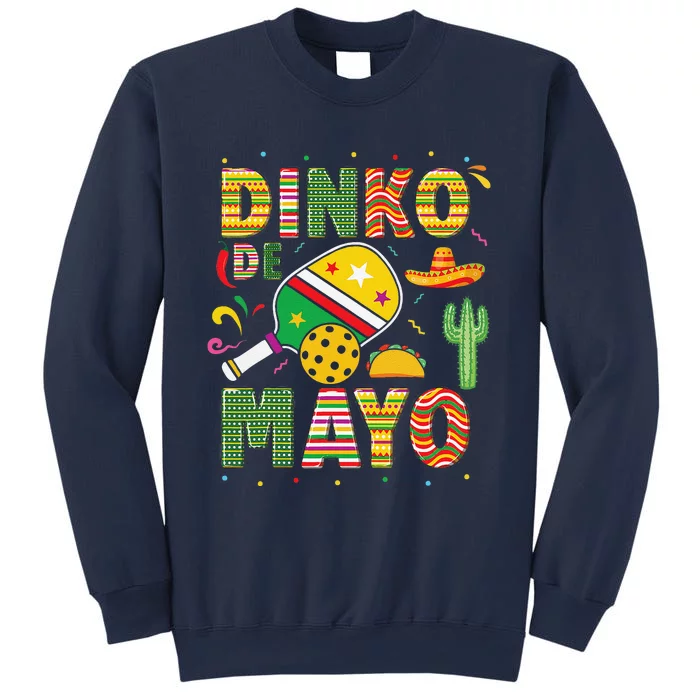 Funny Pickleball Dinko De Mayo Cinco De Mayo Pickleball Pun Sweatshirt