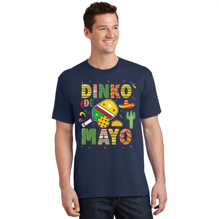 Funny Pickleball Dinko De Mayo Cinco De Mayo Pickleball Pun T-Shirt