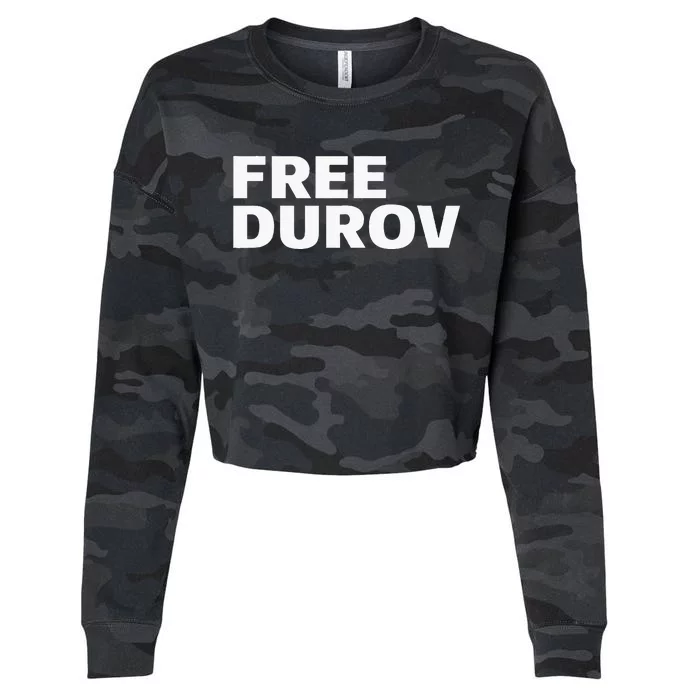 Free Pavel Durov Privacy Is Not A Crime Cropped Pullover Crew