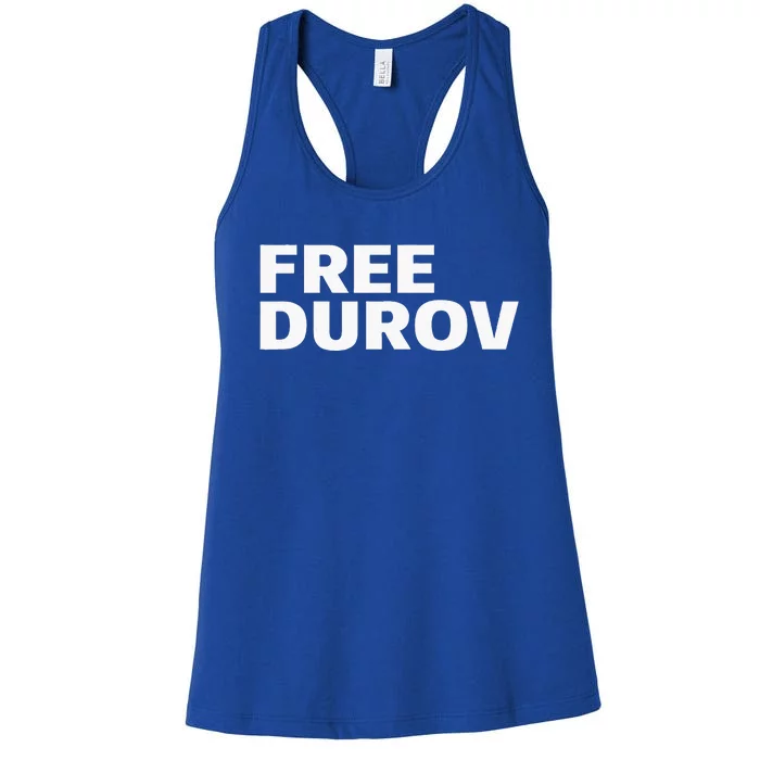 Free Pavel Durov Privacy Is Not A Crime Women's Racerback Tank