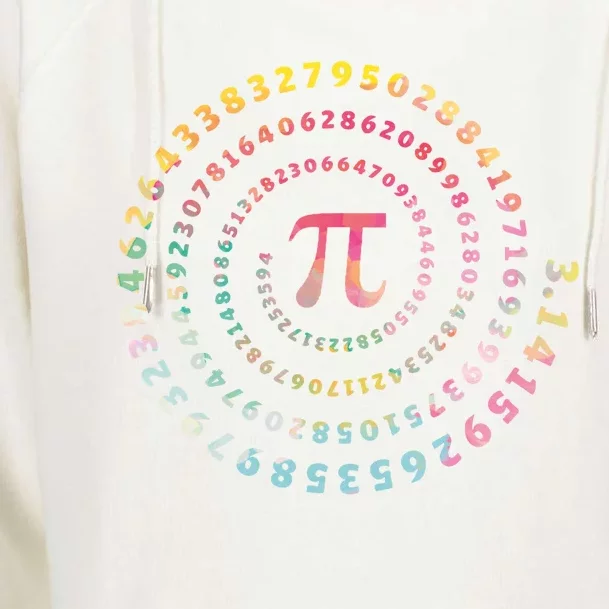 Funny Pi Day Math Lover Gift Womens Funnel Neck Pullover Hood