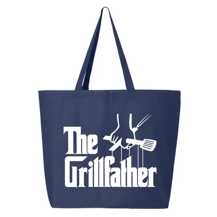 Funny Parody Dad Grilling Bbq Meat Humor Grillfather Gift 25L Jumbo Tote