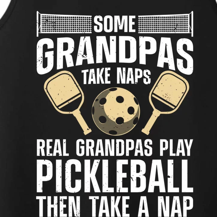 Funny Pickleball Design Grandpa Pickleball Player Gift Performance Tank