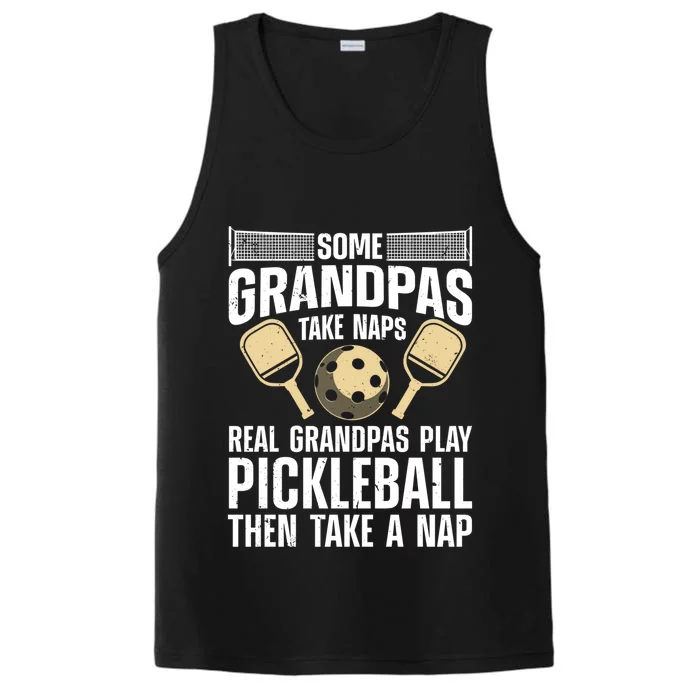 Funny Pickleball Design Grandpa Pickleball Player Gift Performance Tank