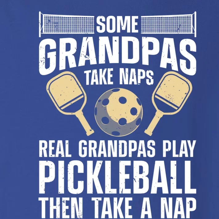 Funny Pickleball Design Grandpa Pickleball Player Gift Toddler Long Sleeve Shirt