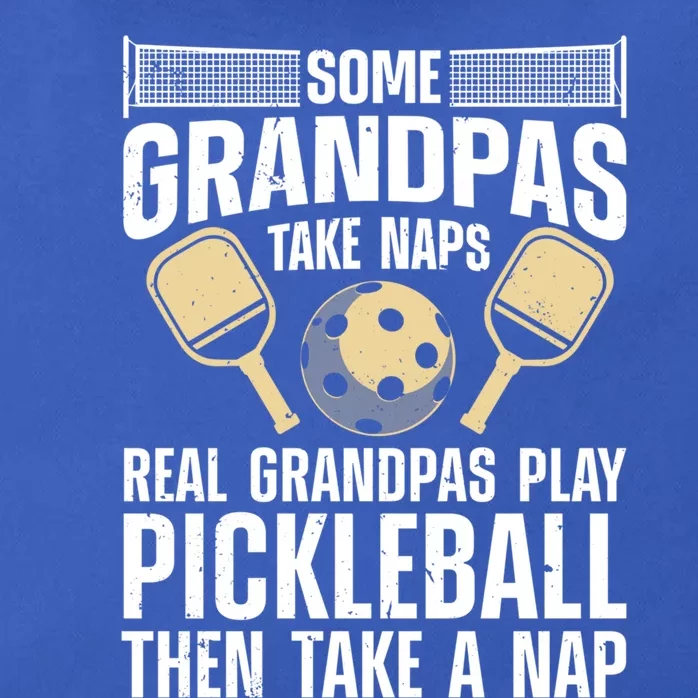 Funny Pickleball Design Grandpa Pickleball Player Gift Zip Tote Bag