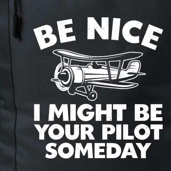 Funny Pilot Design For Aviation Airplane Pilot Daily Commute Backpack