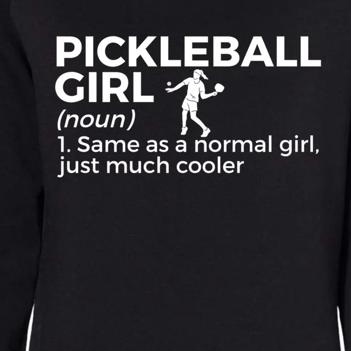 Funny Pickleball Definition Gift Womens California Wash Sweatshirt