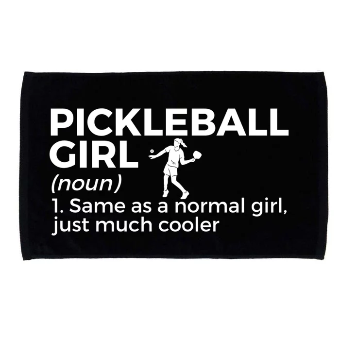 Funny Pickleball Definition Gift Microfiber Hand Towel