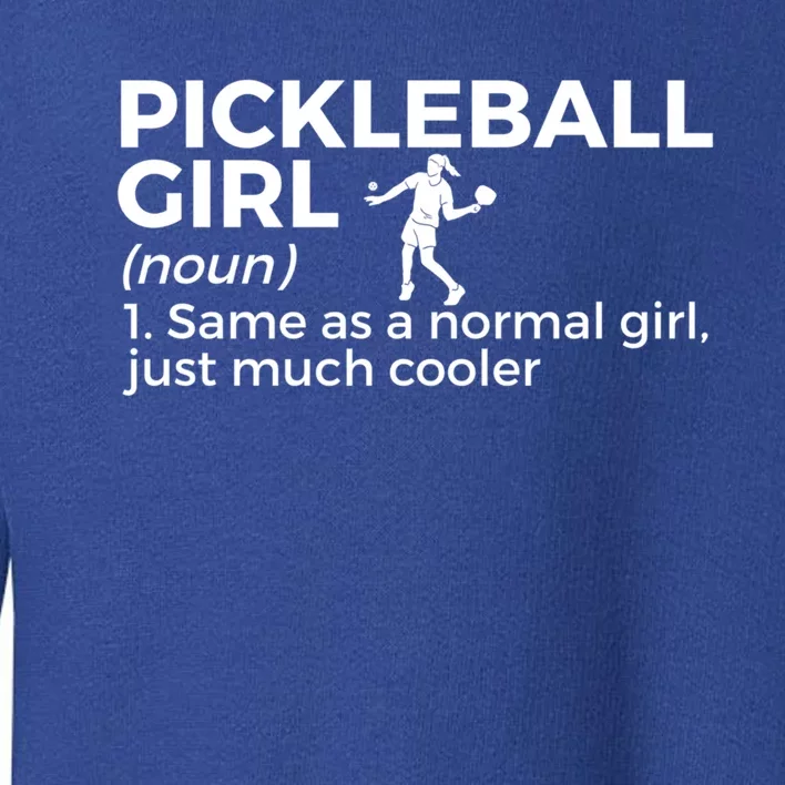 Funny Pickleball Definition Gift Toddler Sweatshirt