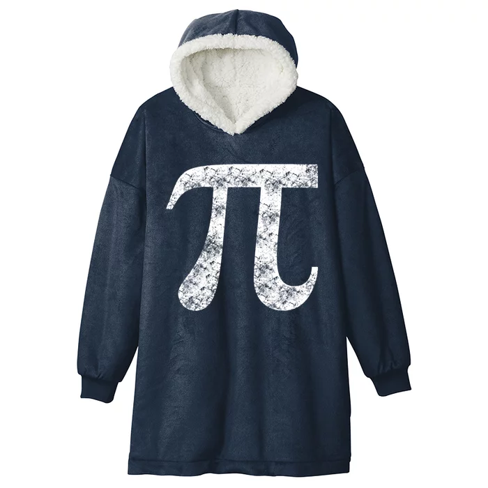 Funny Pi Day Math Science Pi Symbol Cute Gift Hooded Wearable Blanket