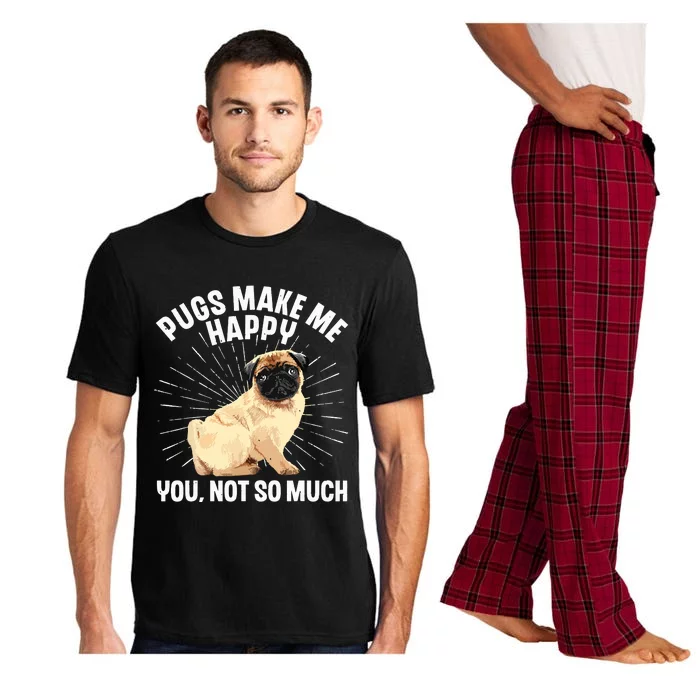 Funny Pug Design For Men Women Puppy Pet Dog Breed Pug Lover Pajama Set