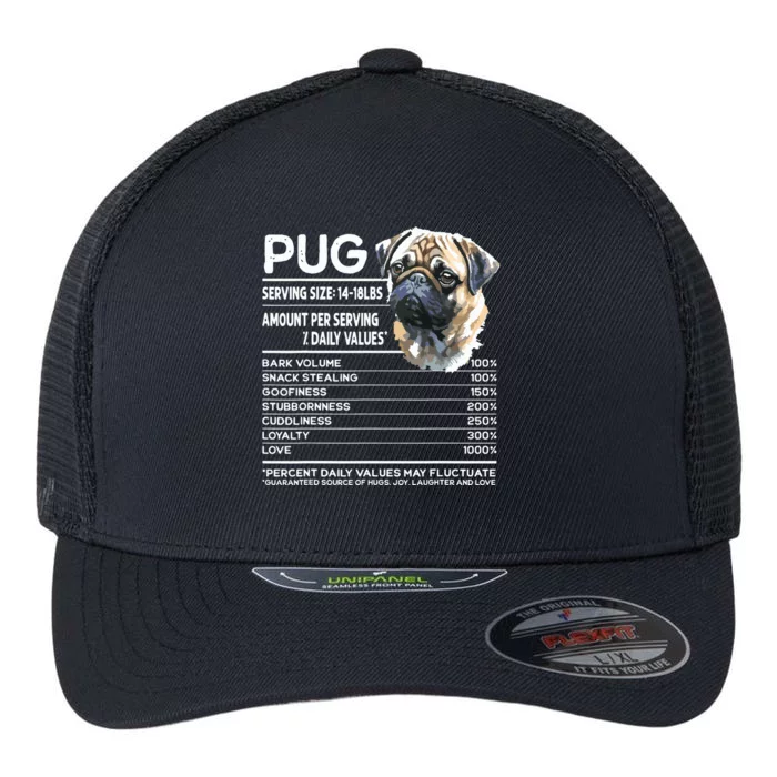 Funny Pug Dog Lover Pug Humor Pug Owner Cute Pug Flexfit Unipanel Trucker Cap