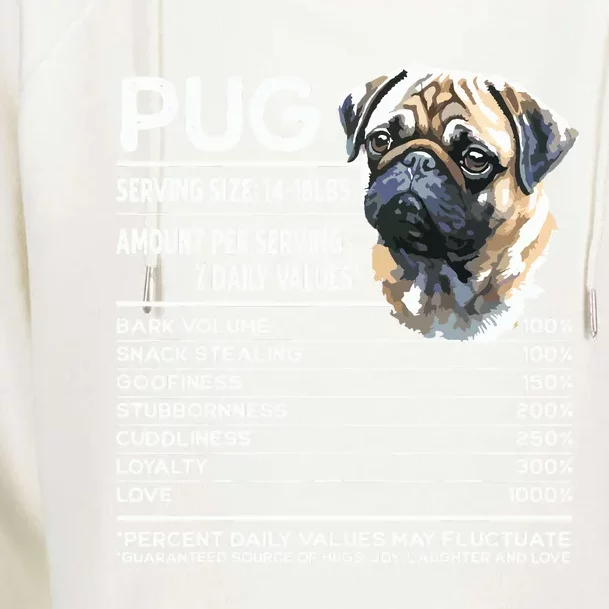 Funny Pug Dog Lover Pug Humor Pug Owner Cute Pug Womens Funnel Neck Pullover Hood