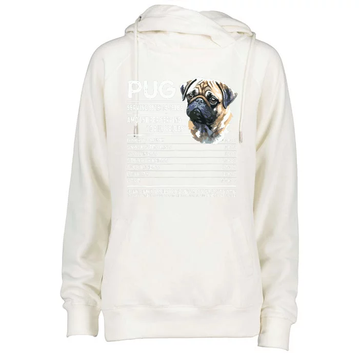 Funny Pug Dog Lover Pug Humor Pug Owner Cute Pug Womens Funnel Neck Pullover Hood