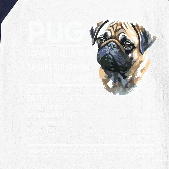 Funny Pug Dog Lover Pug Humor Pug Owner Cute Pug Baseball Sleeve Shirt