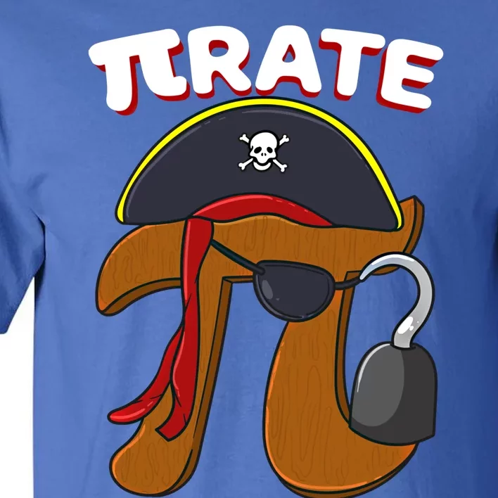 Funny Pi Day Pirate Pi Symbol Graphic Art Math Lover Gift Tall T-Shirt