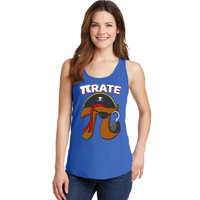 Funny Pi Day Pirate Pi Symbol Graphic Art Math Lover Gift Ladies Essential Tank