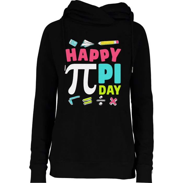 Funny Pi Day Shirt Spiral Pi Math Tee for Pi Day 3.14 Womens Funnel Neck Pullover Hood