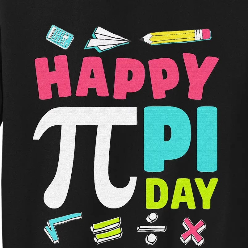 Funny Pi Day Shirt Spiral Pi Math Tee for Pi Day 3.14 Tall Sweatshirt