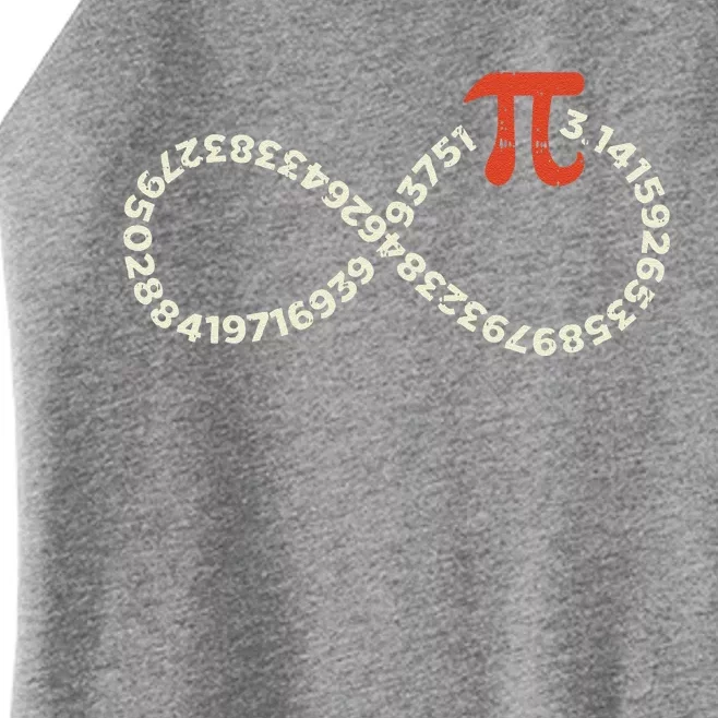 Funny Pi Day Infinity Symbol Math Geek Infinite Sign Women’s Perfect Tri Rocker Tank