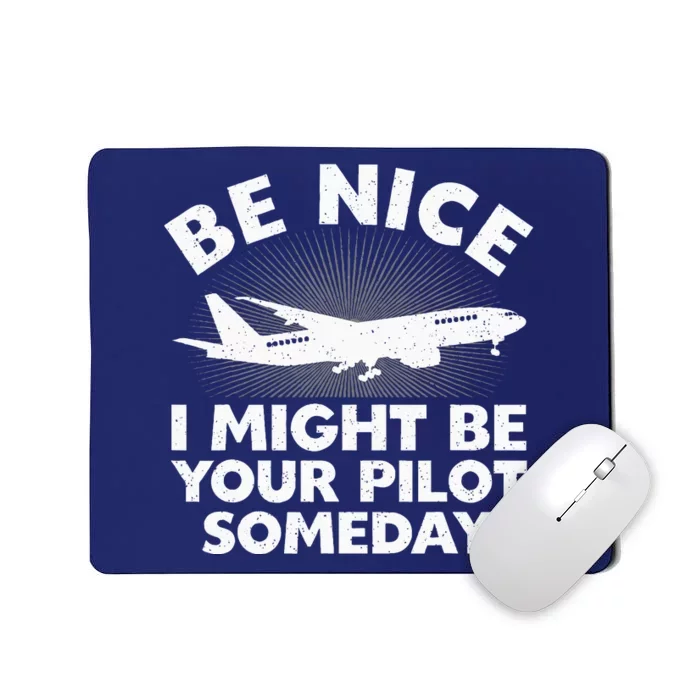 Funny Pilot Design Aviation Airplane Pilot Mousepad