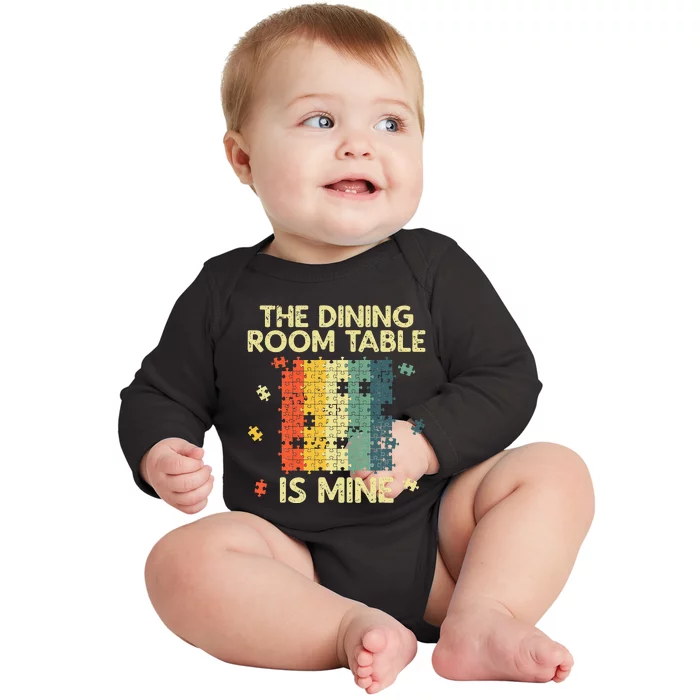 Funny Puzzle Design For Jigsaw Puzzle Lover Baby Long Sleeve Bodysuit