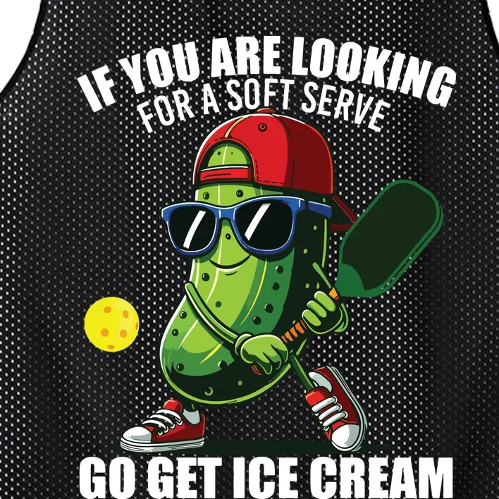 Funny Pickleball Design Funny Pickle Pickleball Lover Mesh Reversible Basketball Jersey Tank