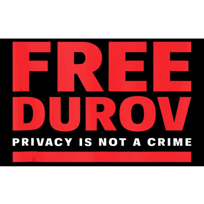 Free Pavel Durov Bumper Sticker