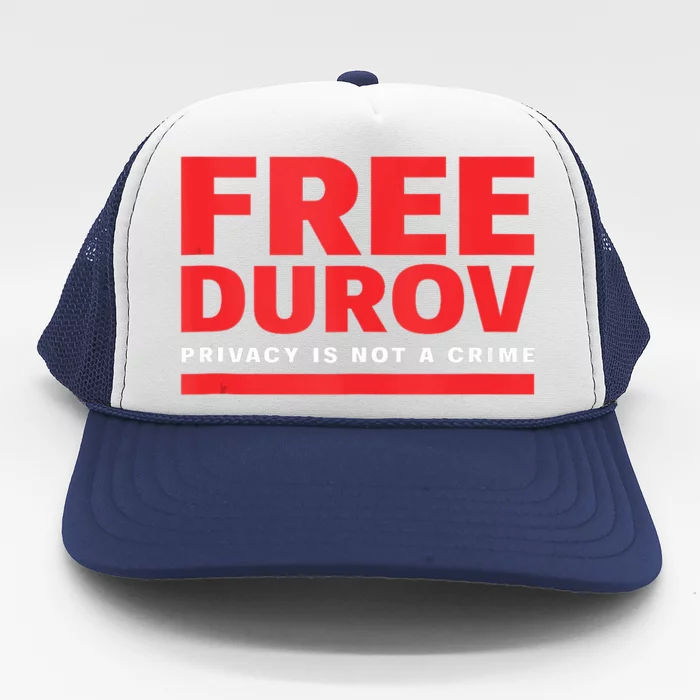 Free Pavel Durov Trucker Hat