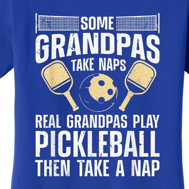 Funny Pickleball Design For Grandpa Pickleball Player Women's T-Shirt