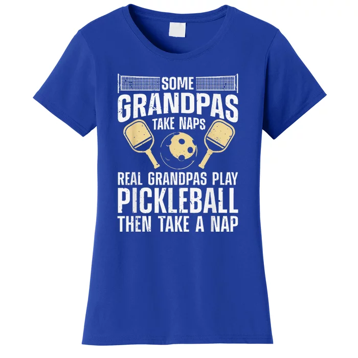 Funny Pickleball Design For Grandpa Pickleball Player Women's T-Shirt